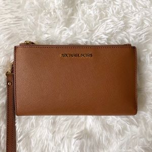 NWT Michael Kors Double Zip Wristlet Wallet